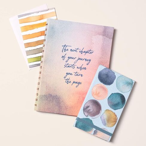 Punch Studio Kelly Green Natural Tile Spiral Notepad (47035) in Saudi Arabia