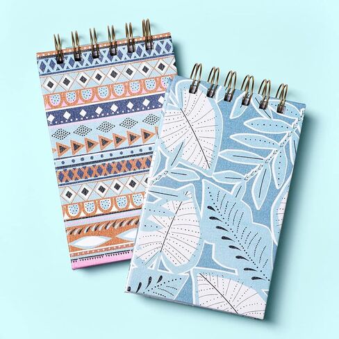 Punch Studio Kelly Green Natural Tile Spiral Notepad (47035) in Saudi Arabia