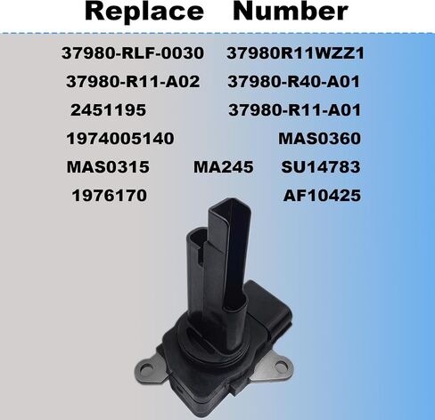 37980R11A01 Mass Air Flow Sensor Meter MAF Fit for Honda 2008-2012 Accord 2.4L, 2009-2014 TSX，2010-2018 CR-V, 2012-18 Civic, 2012-2015 Crosstour, 2017-18 NSX,37980R40A01 in Saudi Arabia