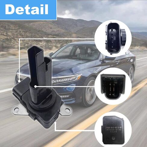 37980R11A01 Mass Air Flow Sensor Meter MAF Fit for Honda 2008-2012 Accord 2.4L, 2009-2014 TSX，2010-2018 CR-V, 2012-18 Civic, 2012-2015 Crosstour, 2017-18 NSX,37980R40A01 in Saudi Arabia