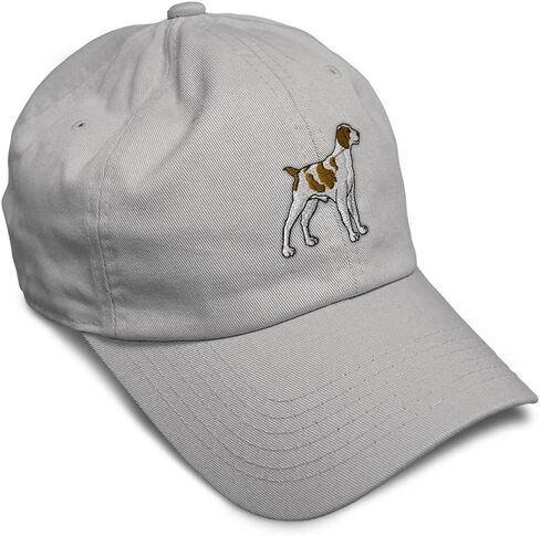 Soft Baseball Cap Brittany Spaniel Embroidery Dogs Brittany Spaniel Cotton Grouse Dad Hats for Men & Women in Saudi Arabia
