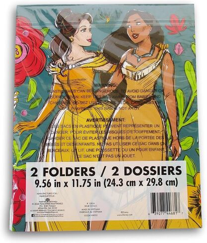 Making the Grade Character Folder for Back to School - 3-Hole 2-Pocket Portfolio Folders (Princess Adventure Gals) in Kuwait