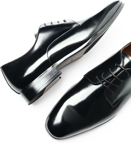 Men's Business Casual Dress Oxfords Formal Lace-Up Shoes for Office, Parties, and Daily Wear in Saudi Arabia
