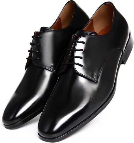 Men's Business Casual Dress Oxfords Formal Lace-Up Shoes for Office, Parties, and Daily Wear in Saudi Arabia
