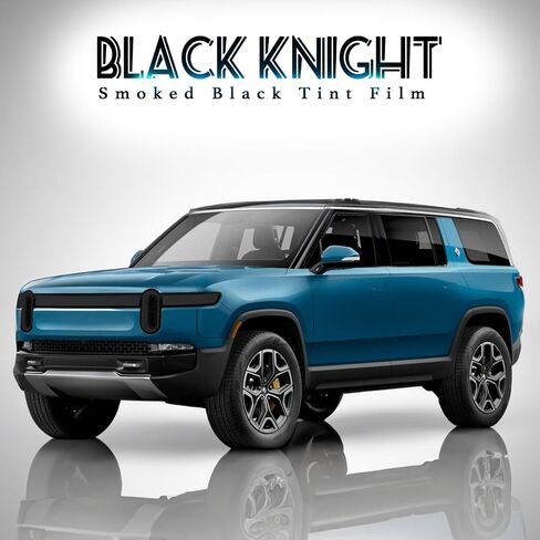 Precut Tint Kit Film Fit for Rivian R1S R1T Accessories with Gloss Dark Smoke Wrap Cover Vinyl Decals Exterior Parts (R1S /R1T Headlight) in Saudi Arabia
