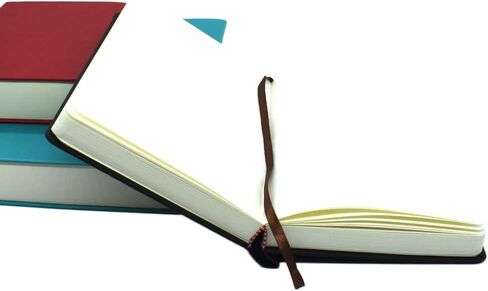 receip Faux Leather Thick Blank Journal Notebook 660 Pages Hardcover Sketchbook 80GSM Paper Sketchbook for Writing Drawing in Saudi Arabia