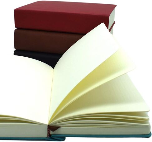 receip Faux Leather Thick Blank Journal Notebook 660 Pages Hardcover Sketchbook 80GSM Paper Sketchbook for Writing Drawing in Saudi Arabia