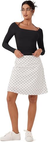 REORIA Women's Long Sleeve Square Neck Top Double Layer Reversible Sexy Crop Tops 2024 Fall/Winter Designer Collection in Kuwait