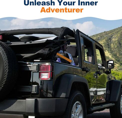 8 عبوات من براغي إبهام تثبيت سريعة الإزالة، حلقة مدمجة على شكل حرف D متوافقة مع جيب رانجلر JK 2007-2018، رانجلر JL 2018-2022، جلاديتور JT 2018-2022 (أزرق) in Kuwait