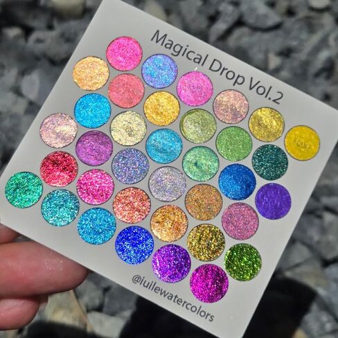 IUILE Handmade Watercolor Paints - Magical Drop Tin Set Vol. 2 (36 colors) in Tin Case in Saudi Arabia