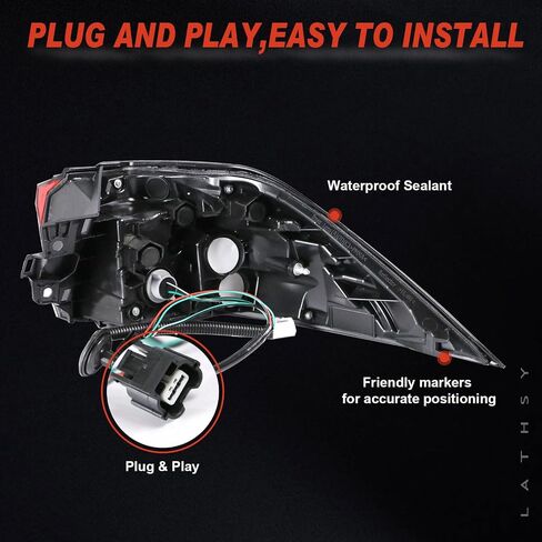 Tail Light Compatible With 2019-2021 Toyota RAV4 (Outer, Right Passenger Side) in Saudi Arabia