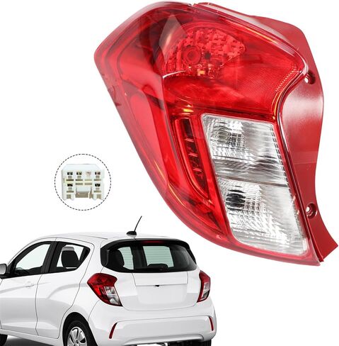 مجموعة الضوء الخلفي لمصباح التوقف الخلفي جانب سائق الهالوجين SAMR15043RDR متوافق مع Spark 2019-2022 42607403 GM2800289 (يسار) in Saudi Arabia