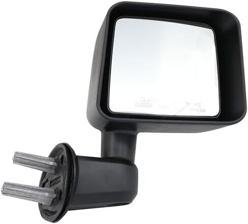 For Jeep Wrangler 2007 2008 2009 2010 Manual Textured Black Side Door View Mirror Driver Left in Saudi Arabia