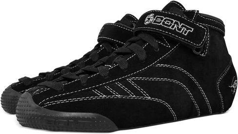 Bont Skates - Prostar Black Suede Professional Roller Skates with Glow Light Up Led Wheels - Indoor and Outdoor - Youth - Boys - Girls - Men - Women in Saudi Arabia
