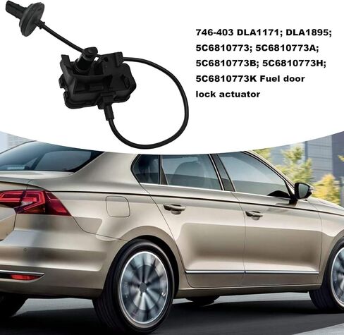 DLA1171 DLA1895 استبدال مشغل قفل باب حشو الوقود لسيارة Volkswagen E-Golf Golf Alltrack Golf R Golf SportWagen Golf GTI 2011-2019 in Saudi Arabia