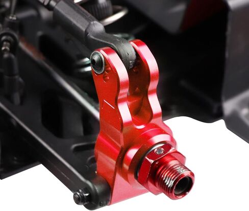 مجموعة محور خلفي من الألومنيوم مكونة من قطعتين تحمل حاملات ترقية أجزاء لسيارة ARRMA RC 1/8 Typhon Talion 1/7 Felony Mojave Limitless Car، استبدل AR330193 (أحمر) in Saudi Arabia