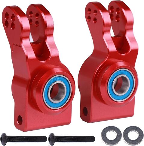 مجموعة محور خلفي من الألومنيوم مكونة من قطعتين تحمل حاملات ترقية أجزاء لسيارة ARRMA RC 1/8 Typhon Talion 1/7 Felony Mojave Limitless Car، استبدل AR330193 (أحمر) in Saudi Arabia