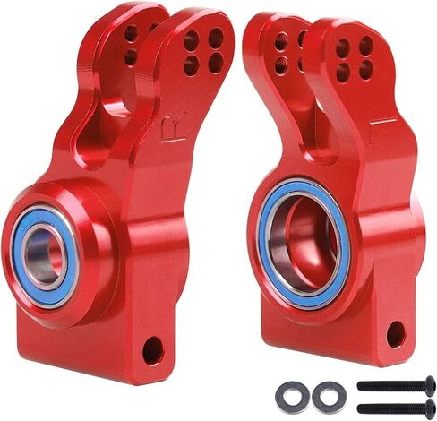 مجموعة محور خلفي من الألومنيوم مكونة من قطعتين تحمل حاملات ترقية أجزاء لسيارة ARRMA RC 1/8 Typhon Talion 1/7 Felony Mojave Limitless Car، استبدل AR330193 (أحمر) in Saudi Arabia