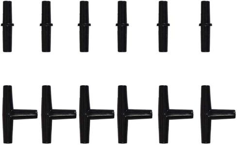 JIH Aquarium 50 Feet Standard 3/16" Black Flexible Airline Tubing for Fish Tank,Terrariums, and Hydroponics in Saudi Arabia