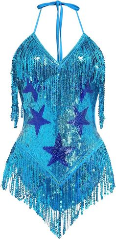 FYMNSI Women Music Festival Rave Outfits Sleeveless Sequins Tassel Bodysuit Leotards One Piece Nightclub Halloween Costume in Kuwait