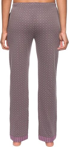 Noble Mount Womens Double Layer Knit Jersey Lounge Pants in Kuwait