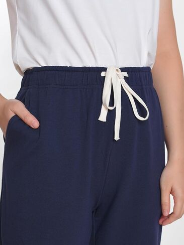 Weintee Women's Petite Cotton Lounge Pants with Pockets in Saudi Arabia
