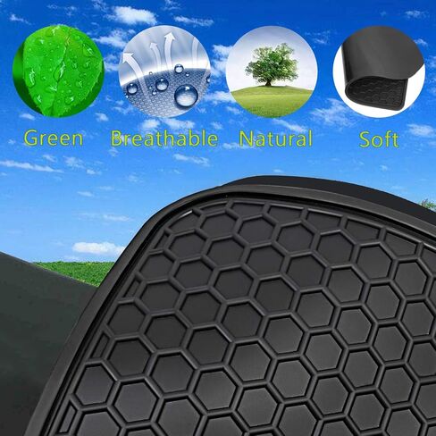 Car Floor Mats Custom Fit for Toyota C-HR 2018 2019 2020 2021 2022 2023 Full Black Rubber Car Floor Liners Set All Weather Protection Heavy Duty Odorless in Saudi Arabia