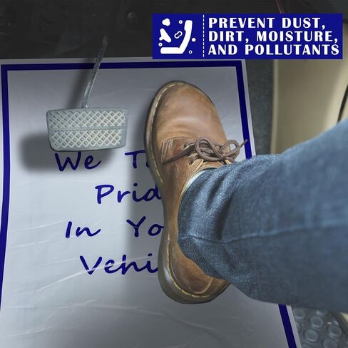 500 لكل لفة سجادة أرضية بلاستيكية أوتوماتيكية 2 مل، سجادة أرضية السيارة للاستعمال مرة واحدة، أغطية سجادة السيارات والمركبات، مستلزمات مؤقتة للغسيل بالتفصيل، 16.5 بوصة × 21 بوصة، غير لاصقة وليست ورقية in Kuwait