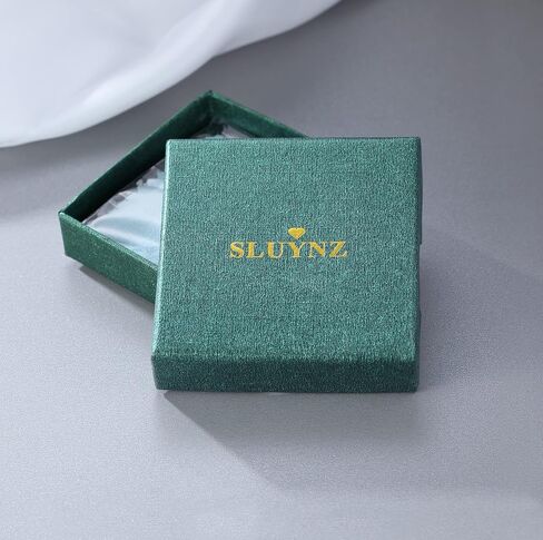 SLUYNZ 925 فضة قطع مربع تشيكوسلوفاكيا وأقراط للنساء المراهقين مقلد الماس تشيكوسلوفاكيا الأذن مربط 5 مللي متر/6 مللي متر/7 مللي متر تألق تشيكوسلوفاكيا مربط in Saudi Arabia