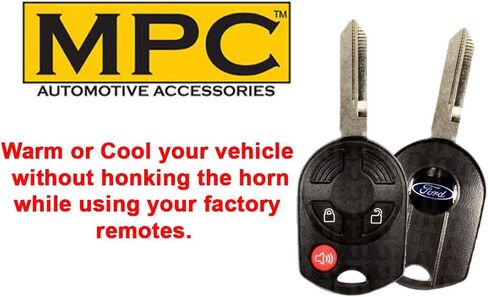 MPC Factory Remote Activated Remote Start Compatible with 2010-2014 Ford Mustang - Key-to-Start - Gas - Plug & Play - Premier USA Tech Support in Saudi Arabia