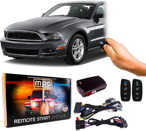 MPC Factory Remote Activated Remote Start Compatible with 2010-2014 Ford Mustang - Key-to-Start - Gas - Plug & Play - Premier USA Tech Support in Saudi Arabia