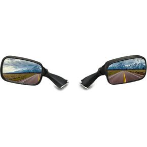 HTTMT MT305-BK Oem Replacement Mirrors Compatible with Suzuki Gsxr600 750 1000 00-03 1300 R Hayabusa 1999-2020 Black