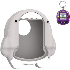 حافظة لطيفة متوافقة مع Giga Pets، حافظة تصميم بنمط Dairy Dow ثلاثية الأبعاد لطيفة ومضحكة، غطاء حماية ناعم من السيليكون للحيوانات الأليفة Giga Pets للأطفال