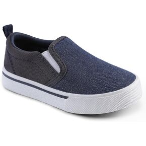 Bigwow Fashion Toddler Boys Girls Sneakers Canvas Slip On Sneaker Little Kids School Casual Tennis Shoes
