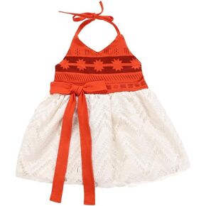 Dressy Daisy Baby Girls Ocean Adventure Princess Halloween Dress Up Costume Birthday Party Outfit with Necklace Accessories