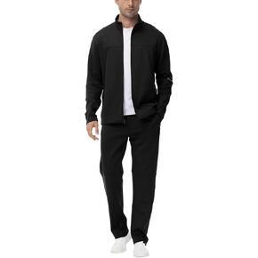 BGOWATU Men's Tracksuits 2 Piece Running Sports Sweatsuits For Men Full Zip Athletic Jackets and Pants Outfits
