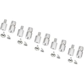 Double Cap Rivets Die 5 Sets - 5mm, 6mm, 7mm, 9mm, 12mm Double Capped Rivets Setter Setting Tool Die for Manual Hand Press Machine