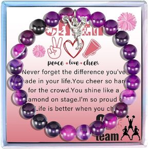Cheer Bracelets, Cheerleading Gifts, Cheer Gifts Cheerleader Gifts,Birthday Gifts for Daughter