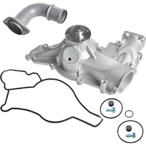AW4114 Professional Water Pump with Gasket Compatible with 1996-2003 Ford F-250 F-350 F-450 F-550 E-350 E-450 E-550 Super Duty V8 7.3L