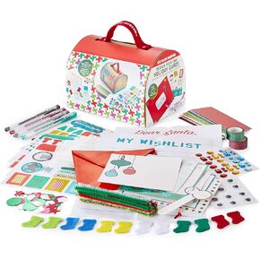 Kid Made Modern - مجموعة حفلات عيد الميلاد الحرفية - مجموعة مكونة من 175+ قطعة - مصنوعات يدوية للأطفال - مجموعة حرفية كبيرة - اصنع فنك الخاص - تتضمن لوازم فنية مستوحاة من العطلات - للأعمار من 6 سنوات فما فوق in Kuwait