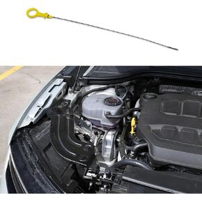 Car Engine Oil Dipstick, Engine Oil Dipstick Tool, Double Hole Dip Stick for Checking Oil, Professional Car Accessories Replaces OEM#CJ5Z-6750-A for Ford Lincoln with 2.0L Ecoboost Engines