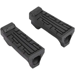 Motorcycle Front Pedal, 1 Pair Rubber Front Pedal Footrest Foot Pegs Fit for Yamaha YBR 125