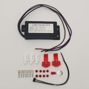 LED Turn Signal/Marker Light Load Equalizer for Harley Big Twin FX/FL Touring, Dyna, FXR & Sportster Models WITHOUT Self-Canceling Turn Signals - Works with 12 Volt Systems - Includes Instructions