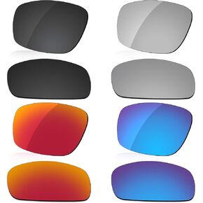 Polarized Lens Replacement for Oakley Straightlink OO9331 Sunglass - Dark Black+Silver Grey+Fire Red+Ice Blue