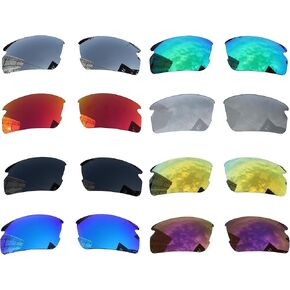 Acefrog 8 Pairs Polarized Replacement Lenses for Oakley Flak 2.0 OO9295 Sunglasses, Perfectly Fit, Shatterproof, Anti-scratch, Value Pack