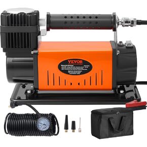 VEVOR Onboard Air Compressor Kit, 150PSI Offroad Air Compressor, Portable Tire Inflator Heavy Duty 3.5CFM Air Pump for Jeep SUV 4x4 Vehicle, Compatibility with Air Tools, Air Horns, Lockers in Saudi Arabia