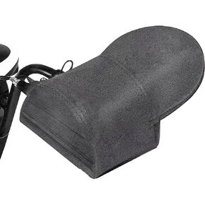 Summer Motorcycle Handlebar Muffs Sun Protection Gloves Mitts, Universal Waterproof 3D Handlebar Grip Sunshade Muffs Cover Hand Shield for Scooter Motorcycle Motorbike (Grey)