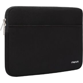 MOSISO Laptop Sleeve 13-14 inch Compatible with MacBook Air 13 inch M3 M2 M1, Compatible with MacBook Pro 13/14, 13.3 inch Neoprene Carrying Laptop Case Bag with Horizontal Pocket for Men Women, Black