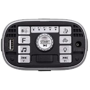 12V Children's Electric Vehicle 303 Power Supply Central Control Switch Multi-function Bluetooth Connection Music Power Display Center Panel Electric Toy Car Replacement Parts