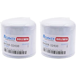 Engine Oil Filter HH164-32430 for Kubota L2050 L3301 L3710 L3750 L3901 L2501 L3400 L4350 M4700 M5700 2 PCS
